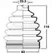 Пыльник шруса, ремкомплект BORG & BECK 3154888 Y5XML6X 1V6 2JYH BCB2363