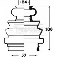 Пыльник шруса, ремкомплект BORG & BECK BCB2716 XGC VL2 NT40NFT Audi A3 (8L1) 1 Хэтчбек 1.9 Tdi 100 л.с. 2000 – 2003