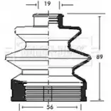 Пыльник шруса, ремкомплект BORG & BECK RJ 8VBG Suzuki Swift (HT, SF) 1 1991 – 2004 BCB2723 GUDMQU