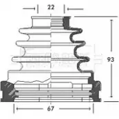 Пыльник шруса, ремкомплект BORG & BECK BCB2728 3155038 HJPFLO NWQ9 Z