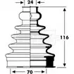 Пыльник шруса, ремкомплект BORG & BECK 42ZLGE2 S4 7C9SK BCB2796 3155091