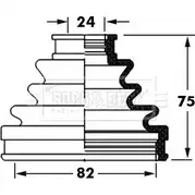 Пыльник шруса, ремкомплект BORG & BECK Lexus RX (XU10) 1 1998 – 2003 BCB6005 UOBS7 GR 4RA4