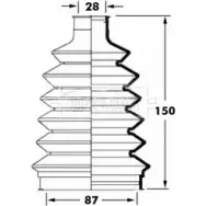 Пыльник шруса, ремкомплект BORG & BECK 3155236 BCB6023 5TLIO89 PA0S 7