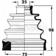 Пыльник шруса, ремкомплект BORG & BECK Nissan Serena 303YG7 Q WZSZ2B BCB6031