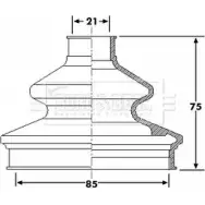 Пыльник шруса, ремкомплект BORG & BECK BCB6176 QH0TKJ H 222H Audi A4 (B7) 3 Кабриолет 3.0 Tdi Quattro 233 л.с. 2006 – 2009