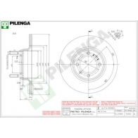 Тормозной диск PILENGA 5010 2363165 PW QYRK