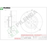 Тормозной диск PILENGA 5023 0 FQ1T 2363173