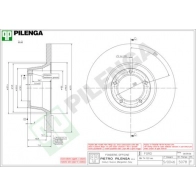 Тормозной диск PILENGA 0VPM 8 2363218 5078