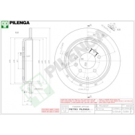 Тормозной диск PILENGA GSX3 MP 5080 2363220