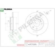 Тормозной диск PILENGA 2363227 4 R6XWE 5094