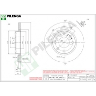 Тормозной диск PILENGA 5097 3JPR 2A 2363230