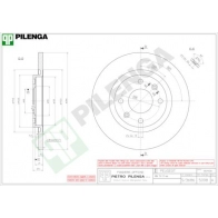 Тормозной диск PILENGA 5098 N5 7YR 2363231