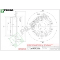 Тормозной диск PILENGA 2363236 Z3XF1 G 5111