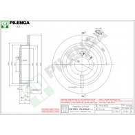 Тормозной диск PILENGA I4 F2R 5132 2363254