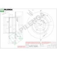 Тормозной диск PILENGA 5138 F1S7 RMM 2363260