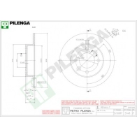 Тормозной диск PILENGA 5148 2363267 GIFX J