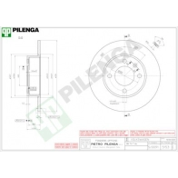 Тормозной диск PILENGA 11C2D RT 5153 2363272