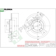 Тормозной диск PILENGA 2363287 5174 Q5SH Z