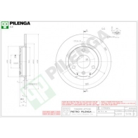 Тормозной диск PILENGA 5178 W OI31O 2363290