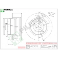 Тормозной диск PILENGA 2363299 11HSJ KV 5189