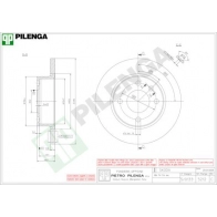 Тормозной диск PILENGA 5212 Y DF7TKE 2363315