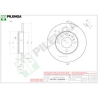 Тормозной диск PILENGA 5253 H6 033MY 2363326