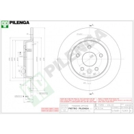 Тормозной диск PILENGA 5283 2QVM VD 2363353