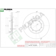 Тормозной диск PILENGA X CRGVM 5288 2363358