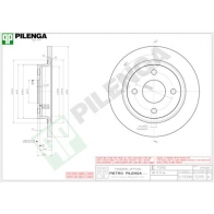 Тормозной диск PILENGA RV34 VO 5295 1440598085