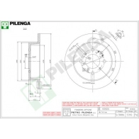 Тормозной диск PILENGA 5310 WTZ3L G 2363371