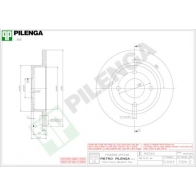 Тормозной диск PILENGA 5326 S MDNN 2363383