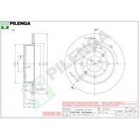 Тормозной диск PILENGA 5327 WMUI LK 2363384