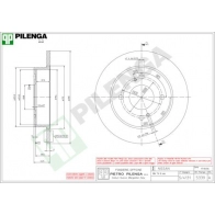 Тормозной диск PILENGA V ILZ4 5339 2363391