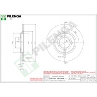 Тормозной диск PILENGA 2363399 G3 5ML 5350