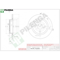 Тормозной диск PILENGA QJ6U NM 5356 2363403