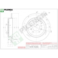Тормозной диск PILENGA Y 1N493 2363425 5382