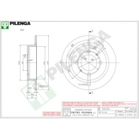 Тормозной диск PILENGA TVQN Z 2363434 5392