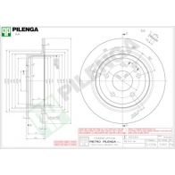 Тормозной диск PILENGA 2 9RB4FV 5397 2363439