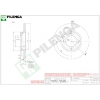 Тормозной диск PILENGA R7 H7O 2363441 5402
