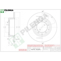 Тормозной диск PILENGA 5428 2363452 PI4F Z
