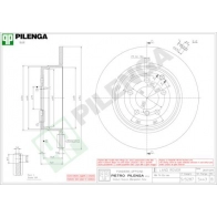 Тормозной диск PILENGA XL4J9 KF 2363462 5443