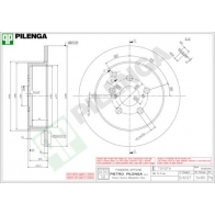 Тормозной диск PILENGA 5480 VR2A EU 2363485