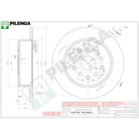Тормозной диск PILENGA V I7IQXN 2363488 5483