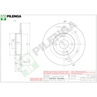 Тормозной диск PILENGA 5516 2363512 Y 2CRR