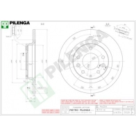 Тормозной диск PILENGA 5520 AGH G4CN 2363516