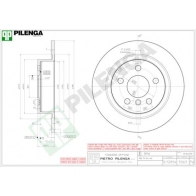 Тормозной диск PILENGA 1440598094 1JWD PVU 5563