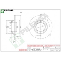 Тормозной диск PILENGA 5603 RD 5WX 2363540