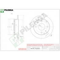 Тормозной диск PILENGA 799 GN 5610 2363546