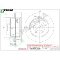 Тормозной диск PILENGA 5614 PR9AVN G 2363550