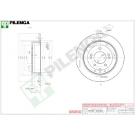Тормозной диск PILENGA L BS7F3P 5643 1440598098